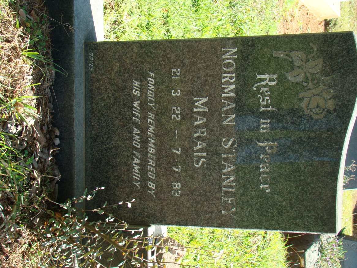 MARAIS Norman Stanley 1922-1983