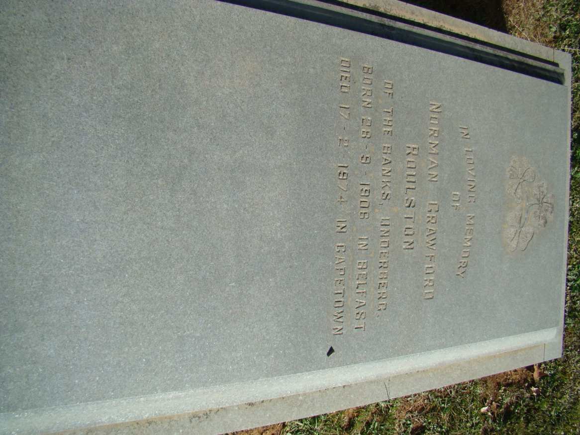 ROULSTON Norman Crawford 1908-1974