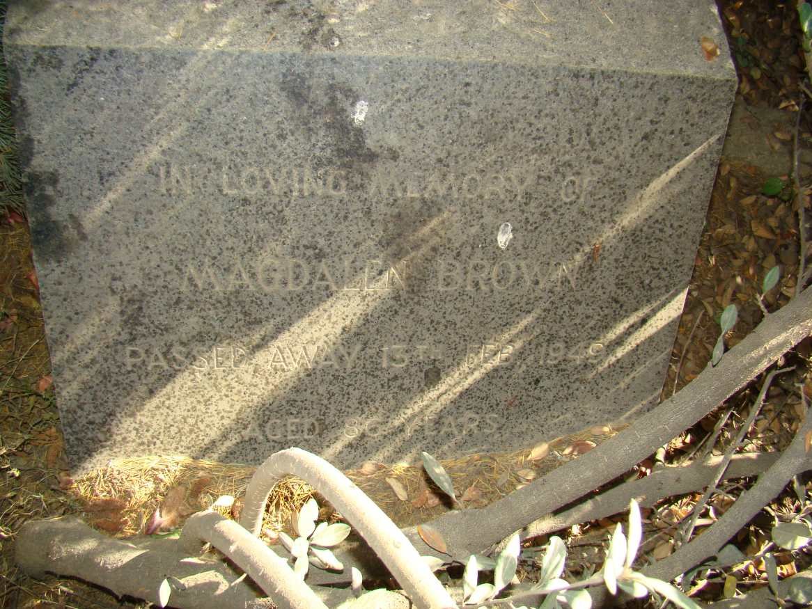 BROWN Magdalen -1949