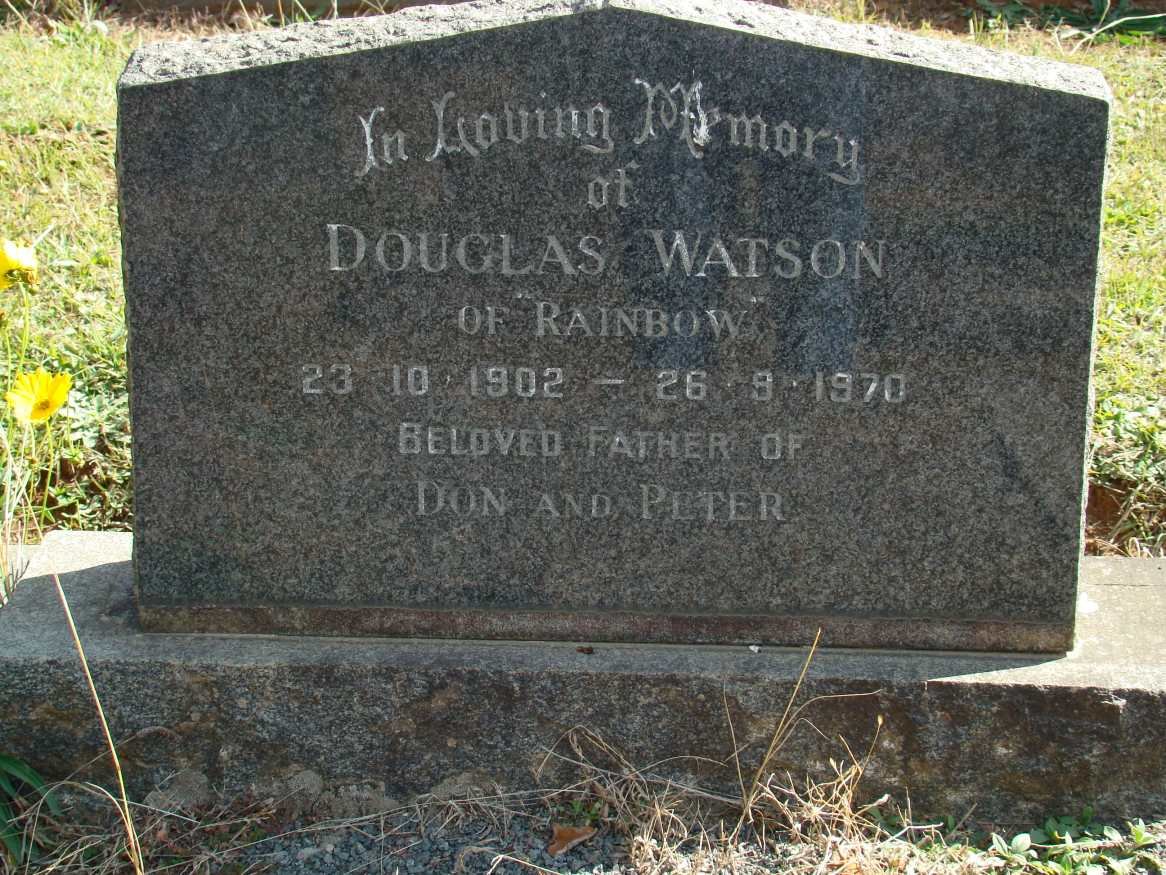 WATSON Douglas 1902-1970