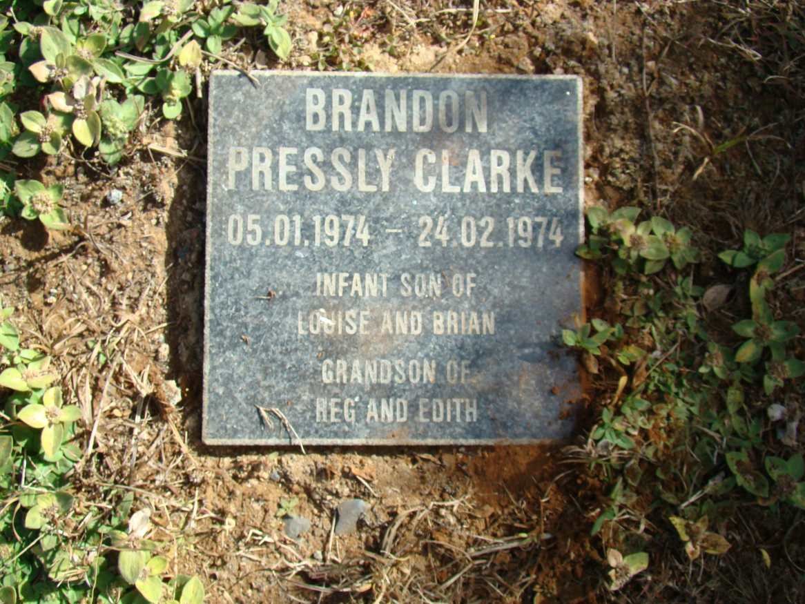 CLARKE Brandon Pressly 1974-1974