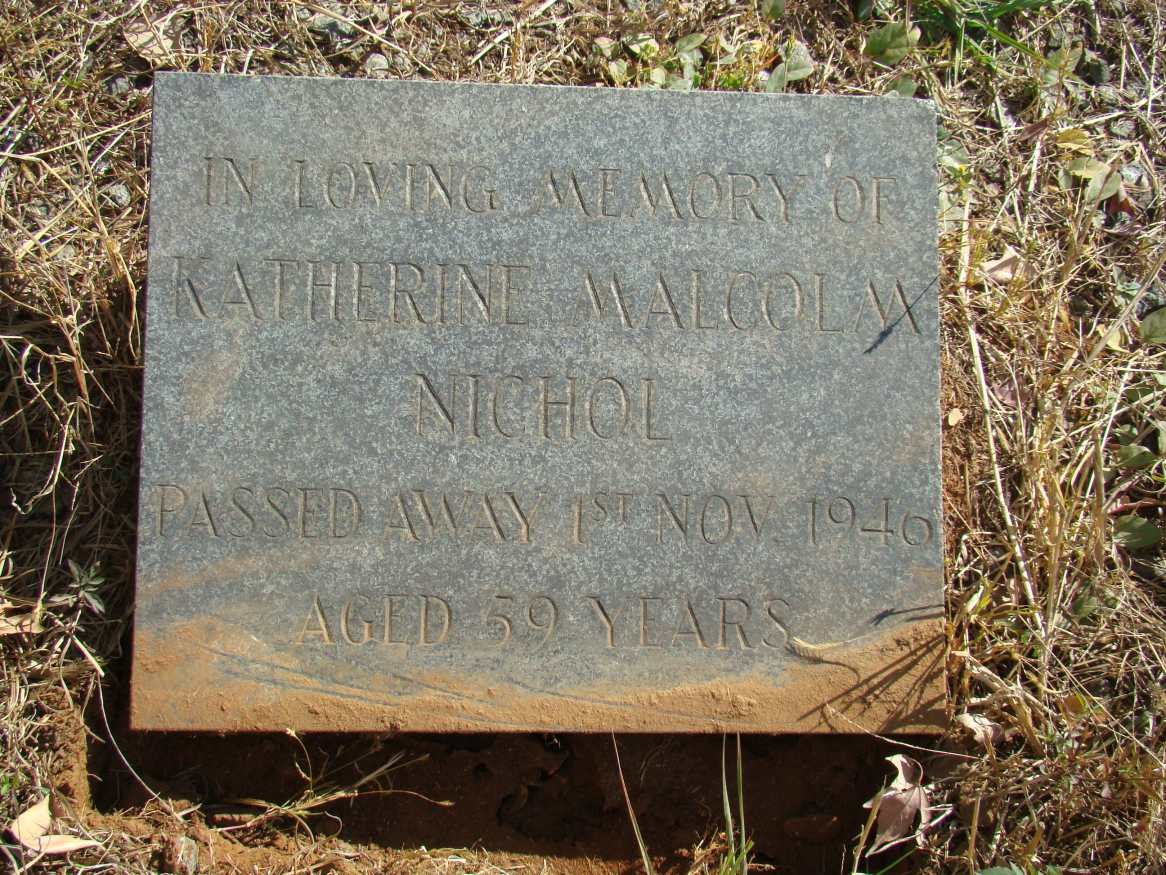 NICHOL Katherine Malcolm -1946