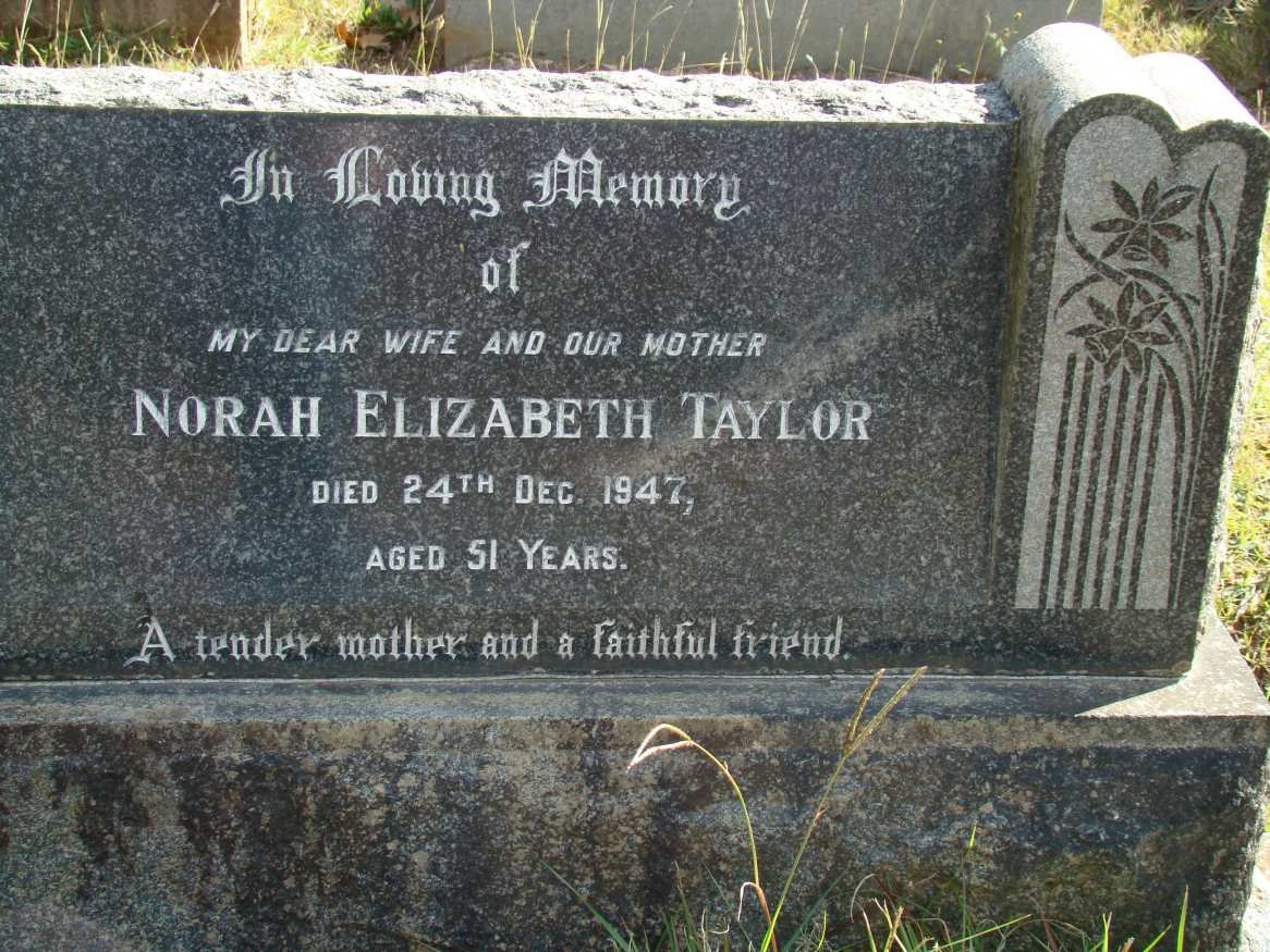 TAYLOR Norah ELizabeth -1947