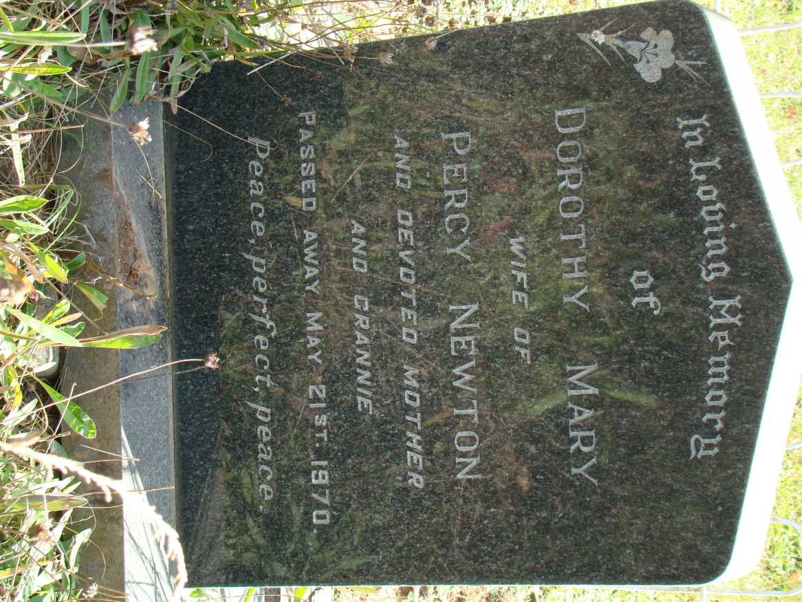 NEWTON Dorothy Mary -1970