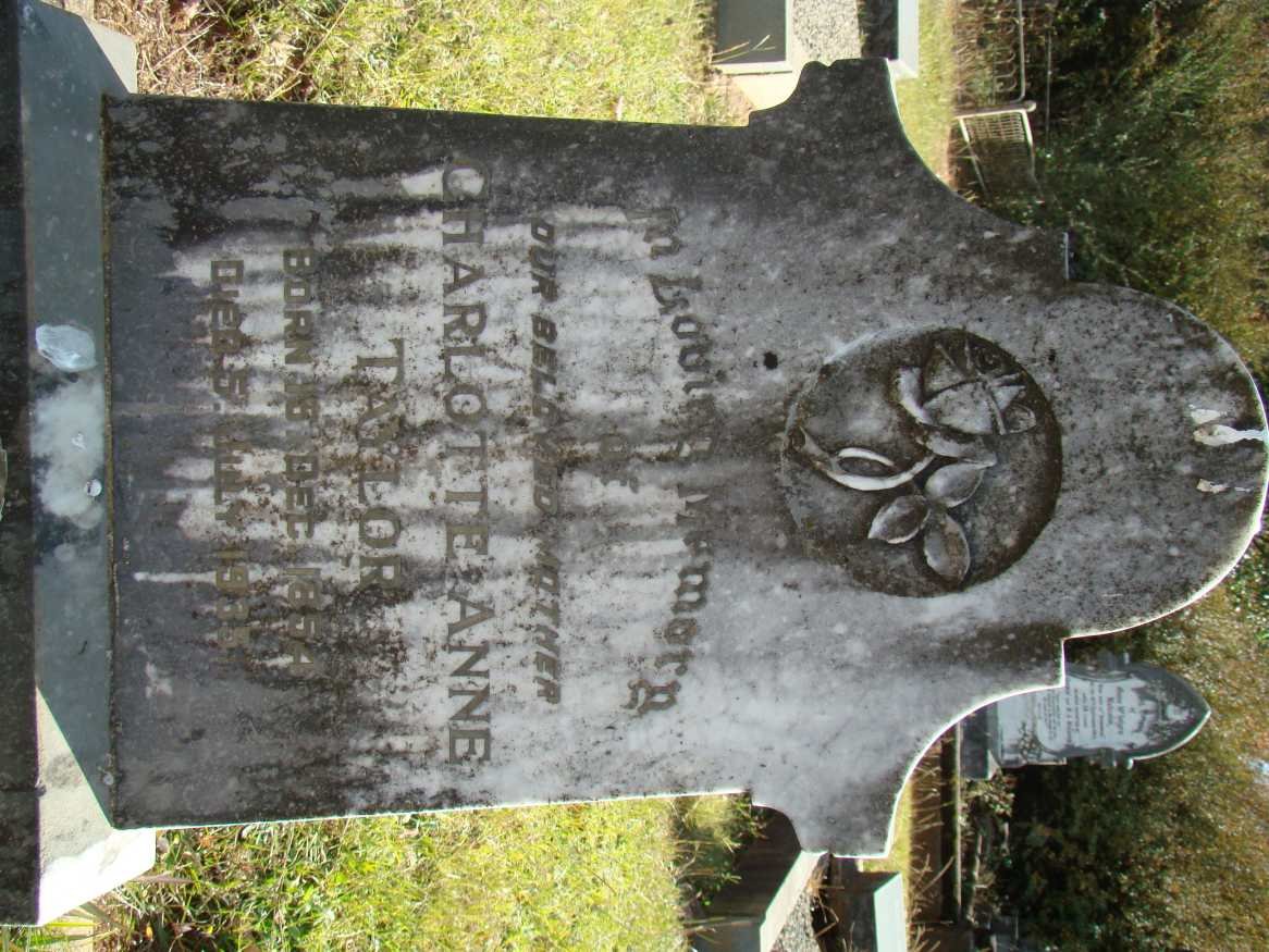 TAYLOR Charlotte Anne 1854-1935