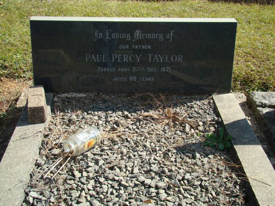 TAYLOR Paul Percy -1971