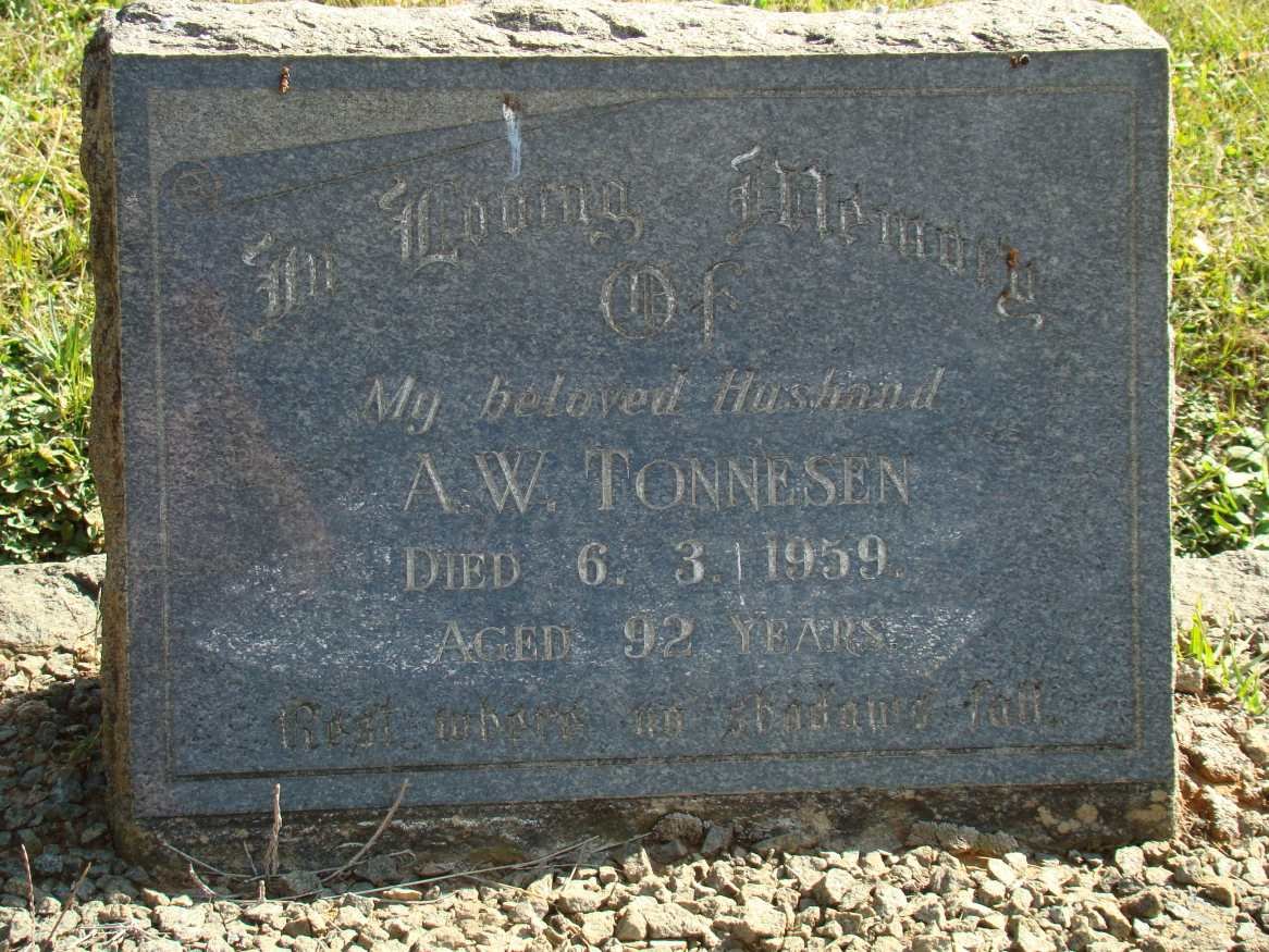 TONNESEN A.W. -1959