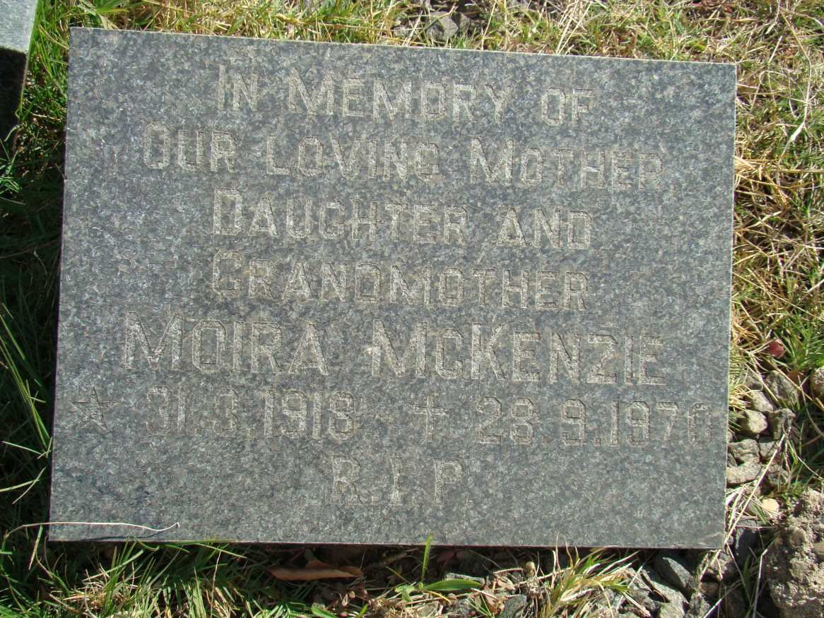 McKENZIE Moira 1918-1970
