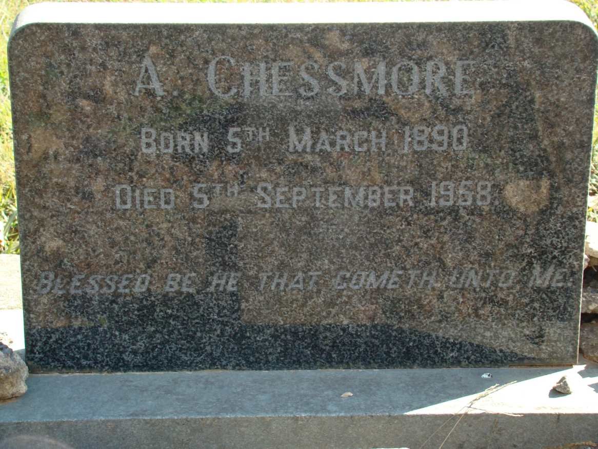 CHESSMORE A. 1890-1958