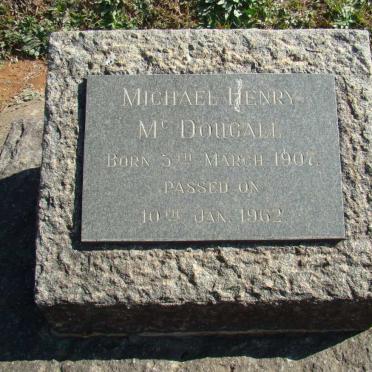 McDOUGALL Michael Henry 1907-1962