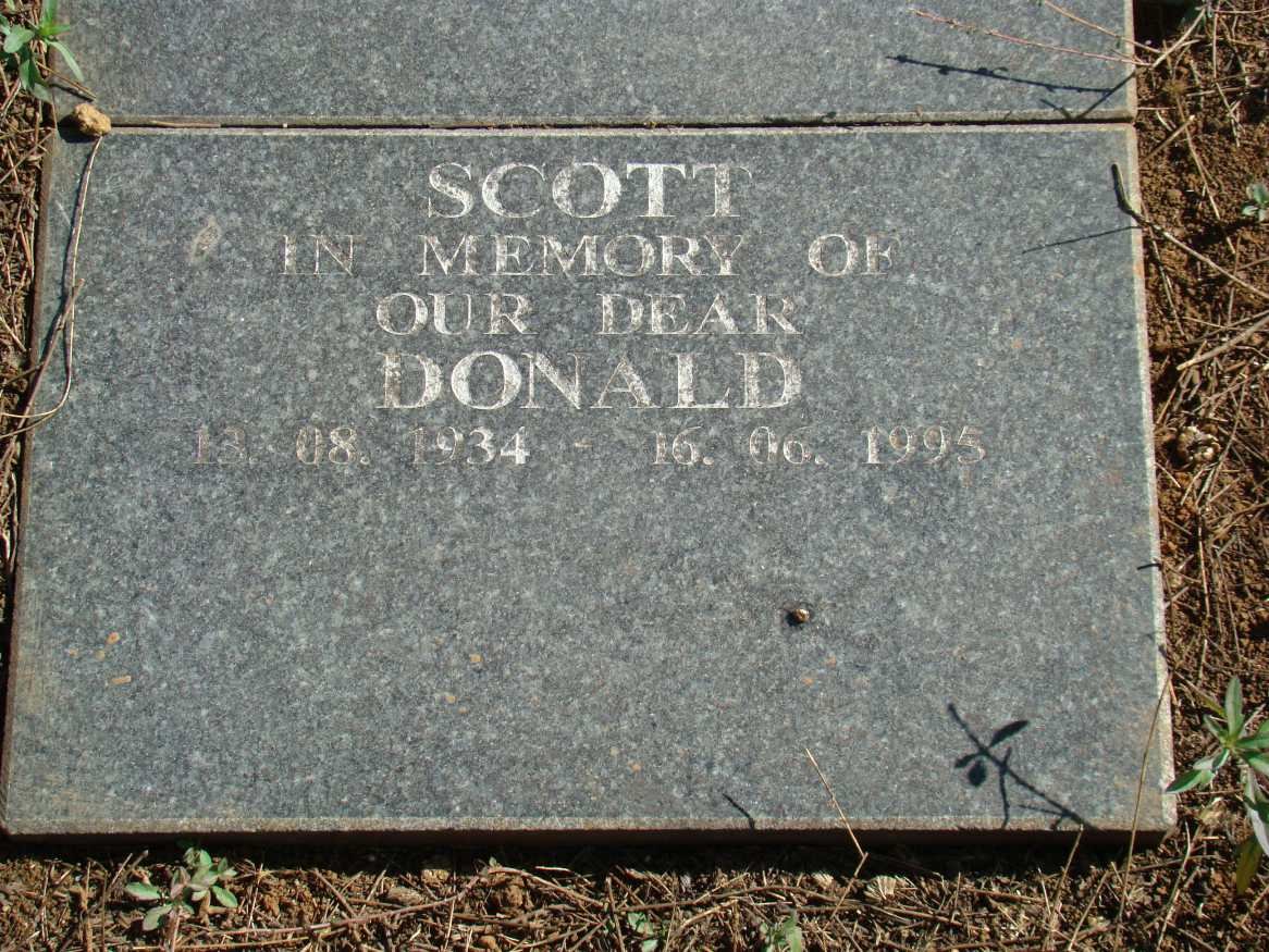 SCOTT Donald 1934-1995
