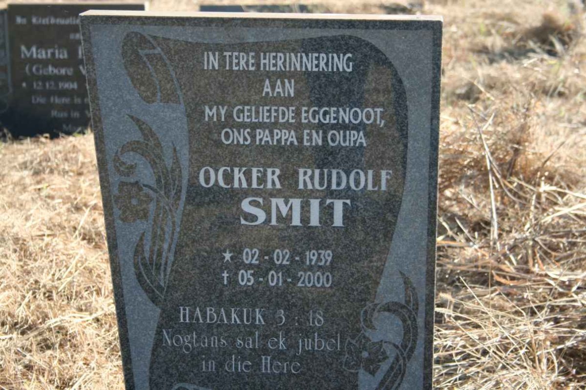 SMIT Ocker Rudolf 1939-2000