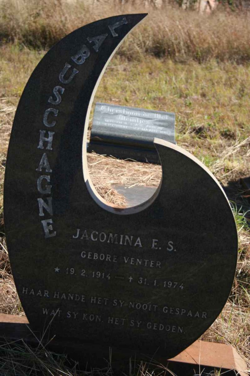 LABUSCHAGNE Jacomina E.S. nee VENTER 1914-1974