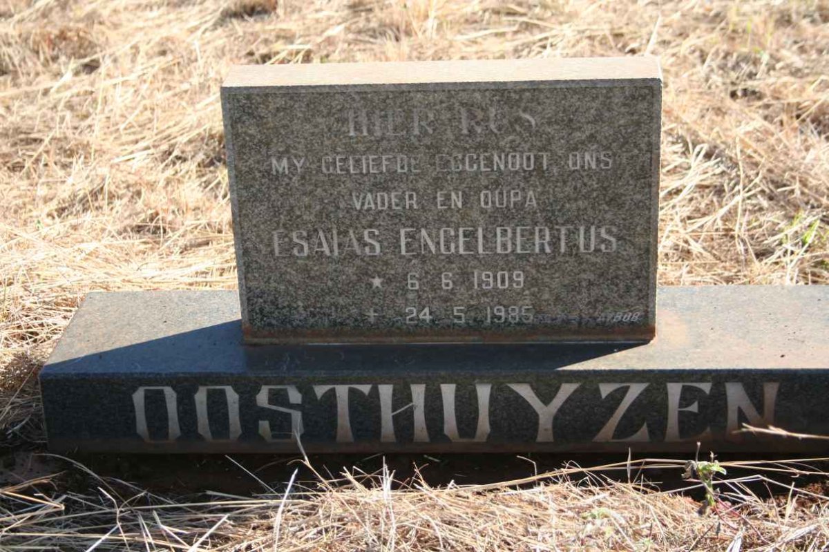OOSTHUYZEN Esaias Engelbertus 1909-1985