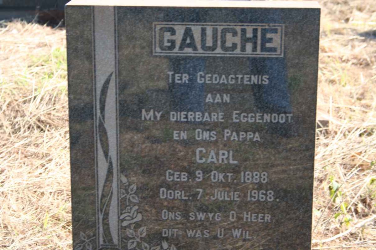 GAUCHE Carl 1888-1968