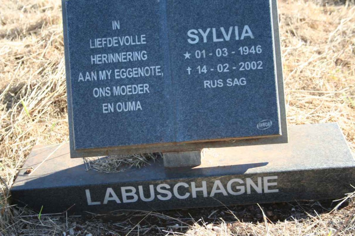 LABUSCHAGNE Sylvia 1946-2002