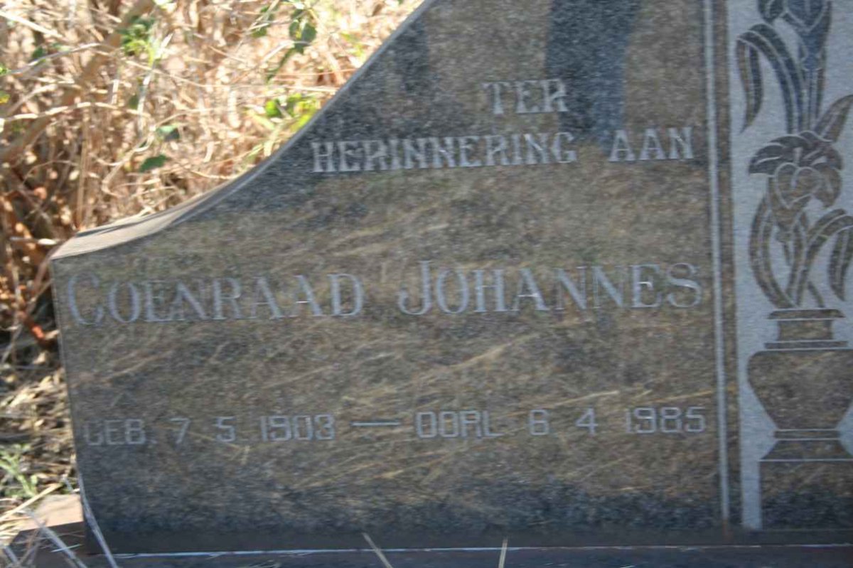 PALMER Coenraad Johannes 1903-1985