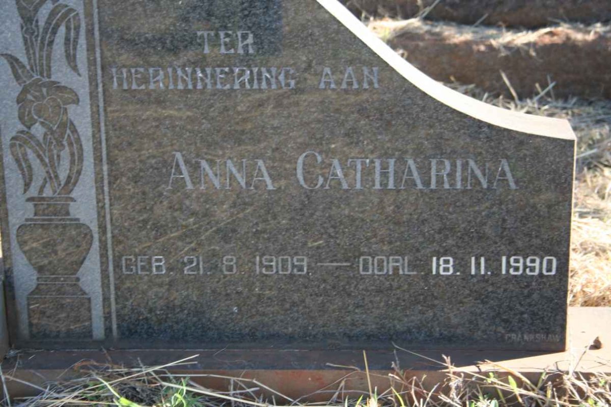 PALMER Anna Catharina 1909-1990