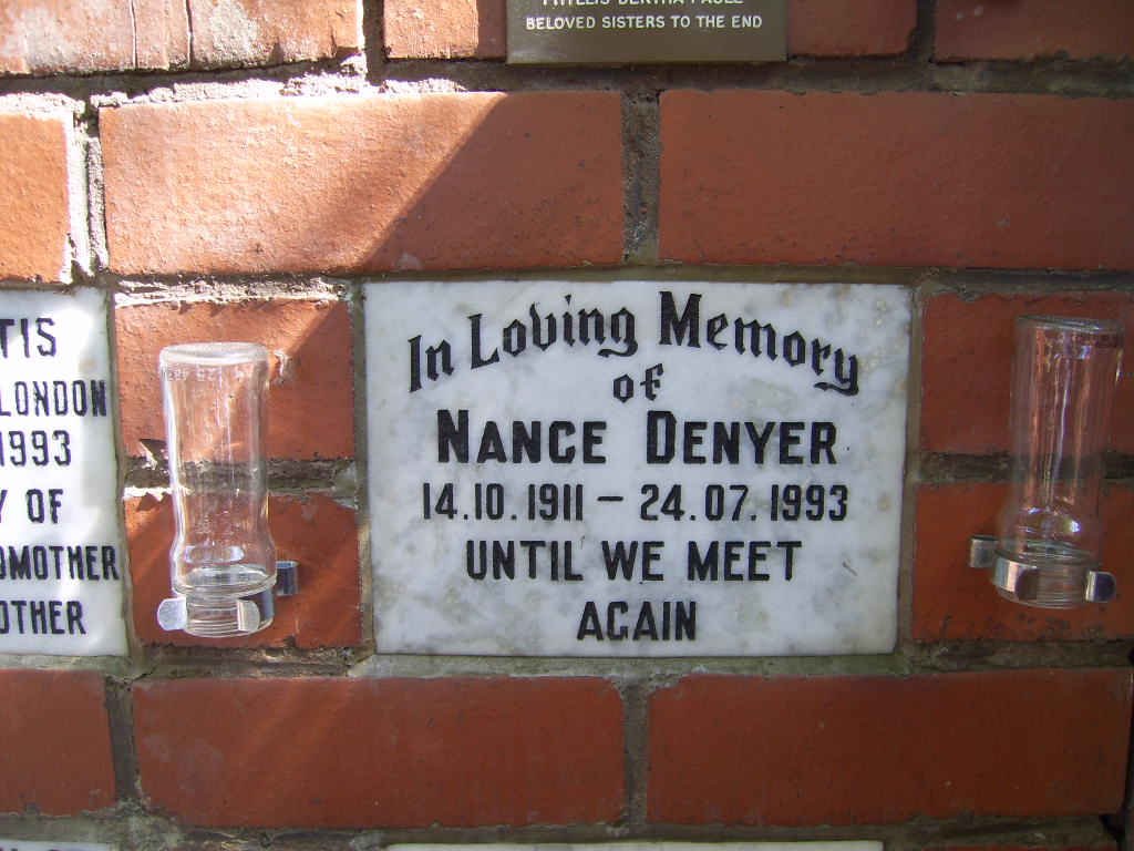 DENYER Nance 1911-1993