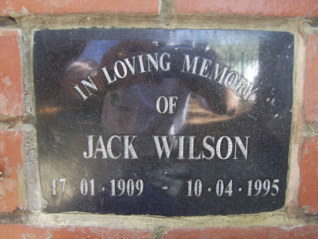 WILSON Jack 1909-1995