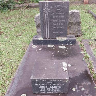 SMUTS Tobie 1912-1970 & Joey 1912-1977