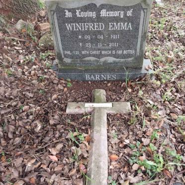 BARNES Winifred Emma 1911-2011