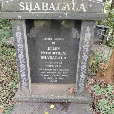 SHABALALA Ellen Ntombitheni 1950-2007