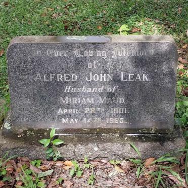 LEAK Alfred John 1901-1965