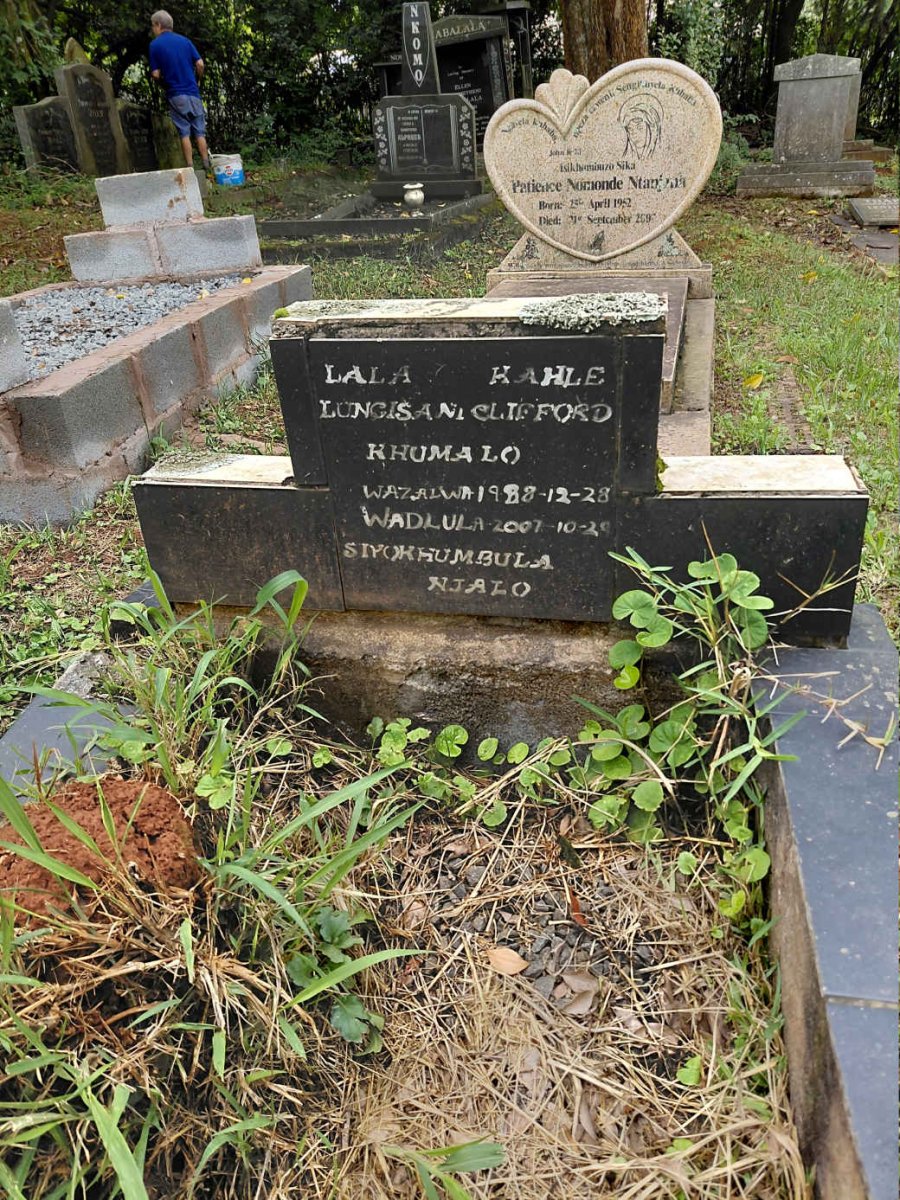 KHUMALO Lungisani Clifford 1988-2007