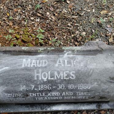 HOLMES Maud Alice 1896-1980