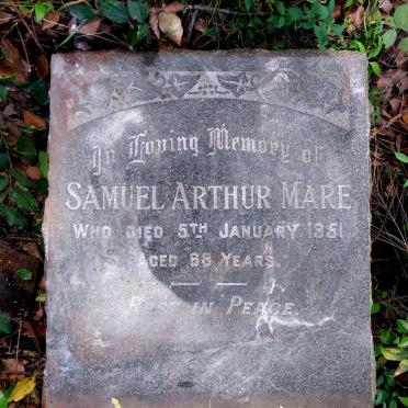 MARE Samuel Arthur -1951