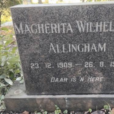 ALLINGHAM Magherita Wilhelmina 1909-1977 :: ALLINGHAM Robert 1945-2021_2
