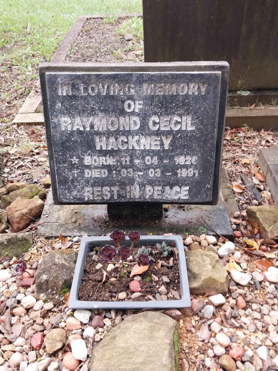 HACKNEY Raymond Cecil 1920-1991