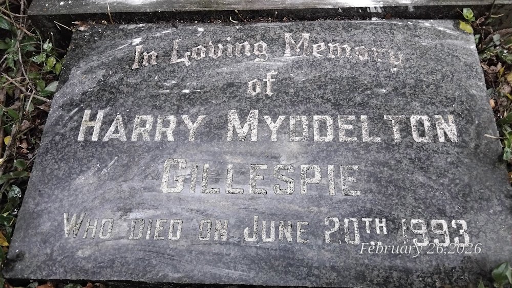 GILLESPIE Harry Myddleton -1993