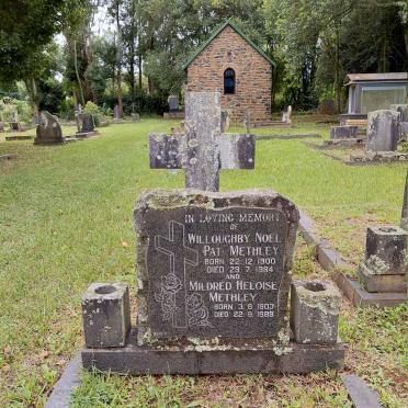 METHLEY Willoughby Noel 1900-1984 & Mildred Heloise 1903-1989