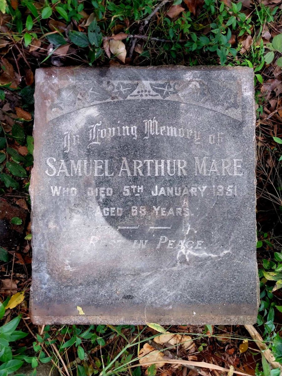 MARE Samuel Arthur -1951