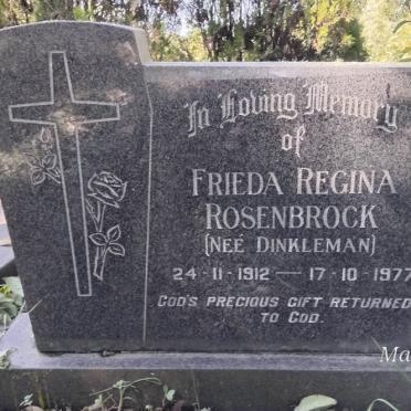 ROSENBROCK Frieda Regina nee DINKLEMAN 1912-1977