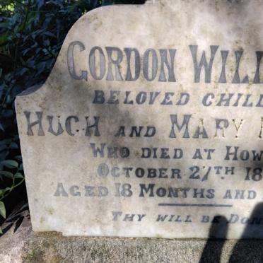 FRASER Gordon William -1898