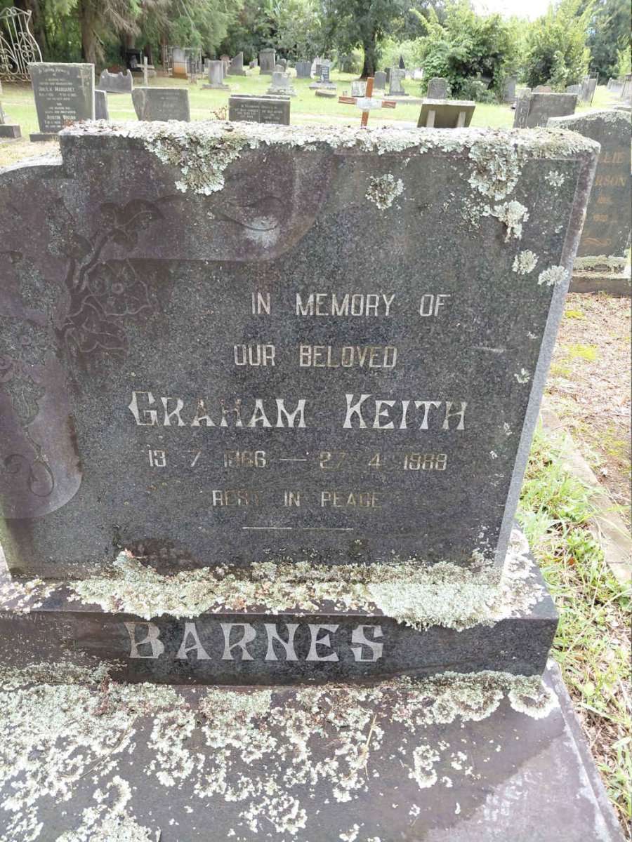 BARNES Graham Keith 1966-1988