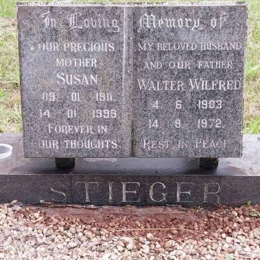 STIEGER Walter Wilfred 1903-1972 & Susan 1911-1999