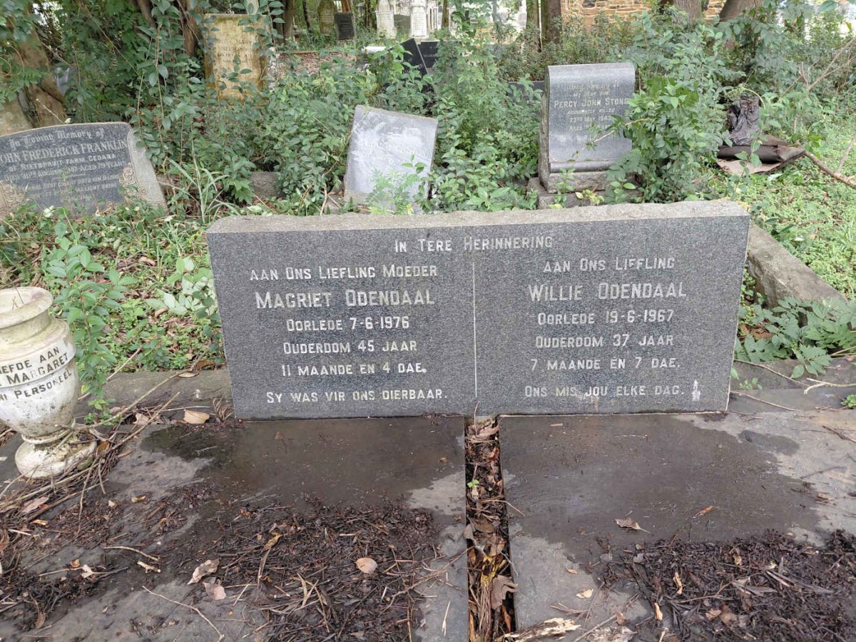 ODENDAAL Willie -1967 & Magriet -1976