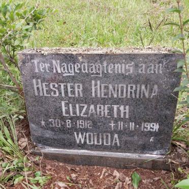WOUDA Hester Hendrina Elizabeth 1912-1991