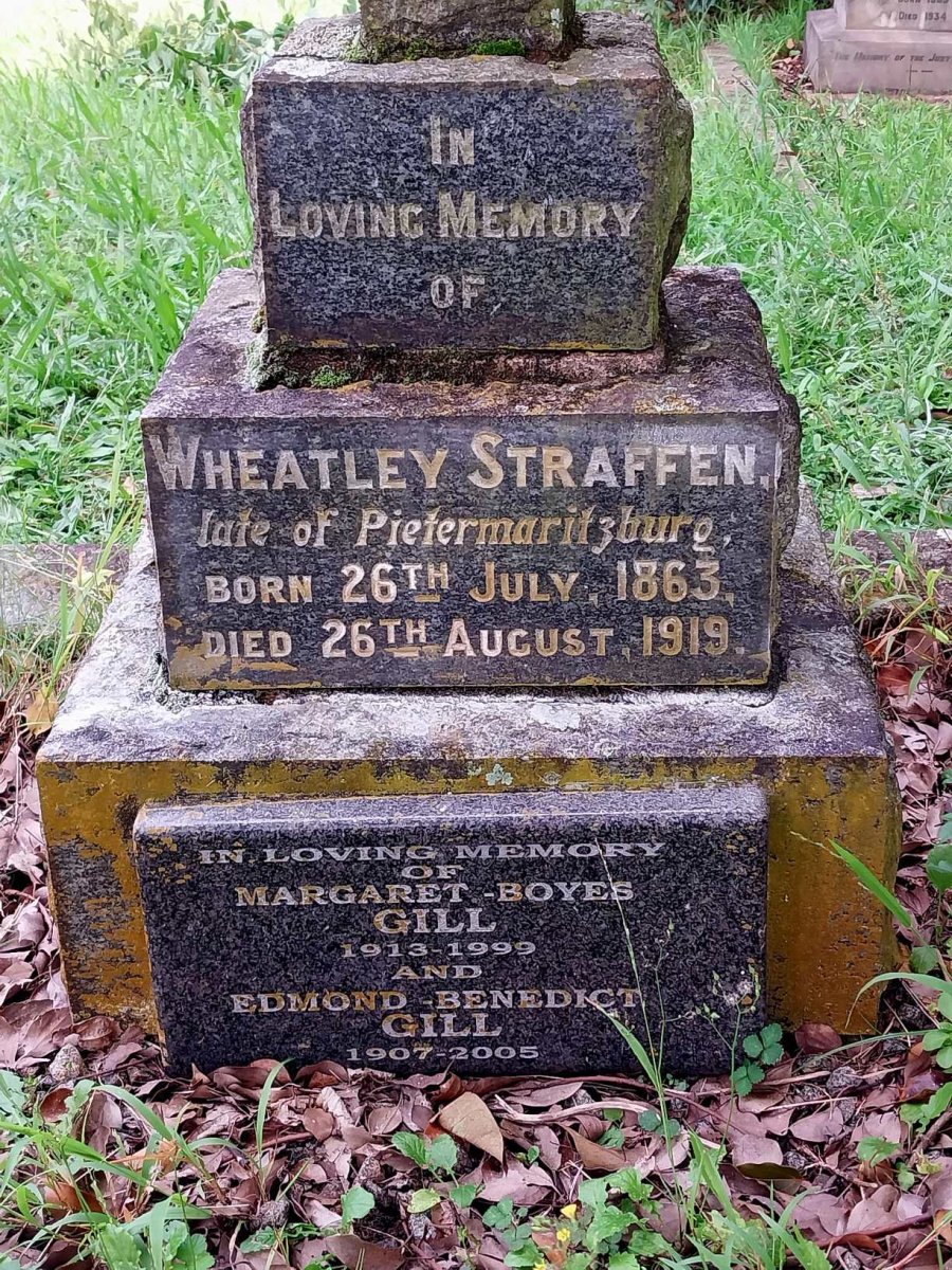 STRAFFEN Wheatley 1863-1919 :: GILL Edmond Benedict 1907-2005 & Margaret Boyes 1913-1999 :: SMITH Bruce Howard 1939-2021 & Lynette Benedict Wheatley 1940-2021_2
