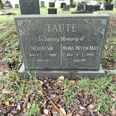 TAUTE Norman -1980 & Mona Helen May -1985