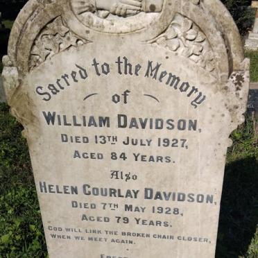 DAVIDSON William -1927 & Helen Courlay -1928