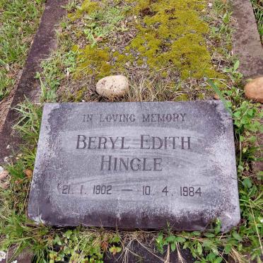 HINGLE Beryl Edith 1902-1984