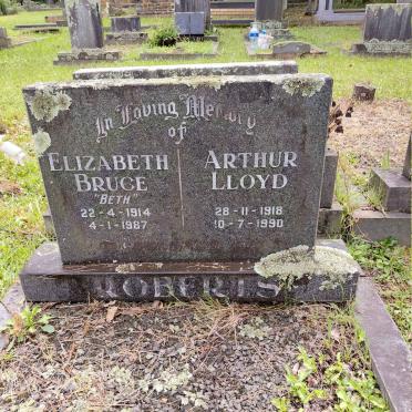 ROBERTS Arthur Lloyd 1918-1990 & Elizabeth Bruce 1914-1987
