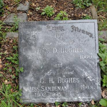 HUGHES J.W.D  -1960 & G.H. -1968 :: SANDENAN Jess 1902-1995