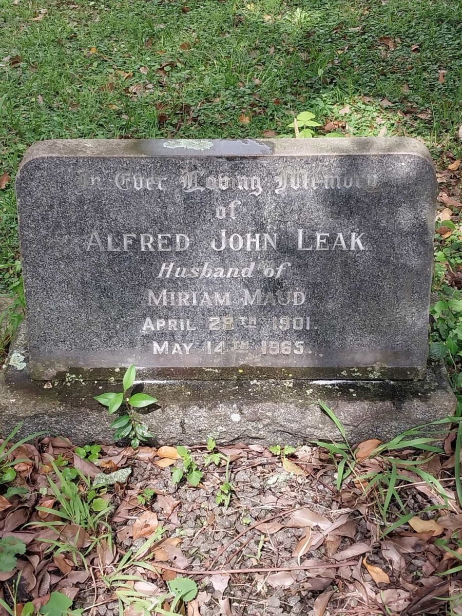 LEAK Alfred John 1901-1965