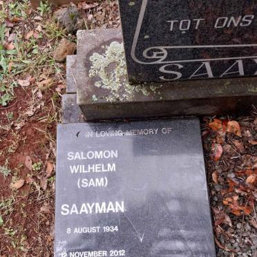 SAAYMAN Salomon Wilhelm 1934-2012 :: SAAYMAN Willem 1967-1983_2